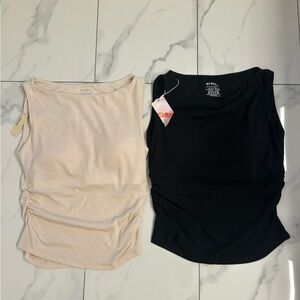 NWT set of OGL boatneck brami tanks